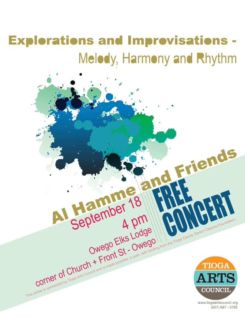 Tioga Arts Council announces upcoming events