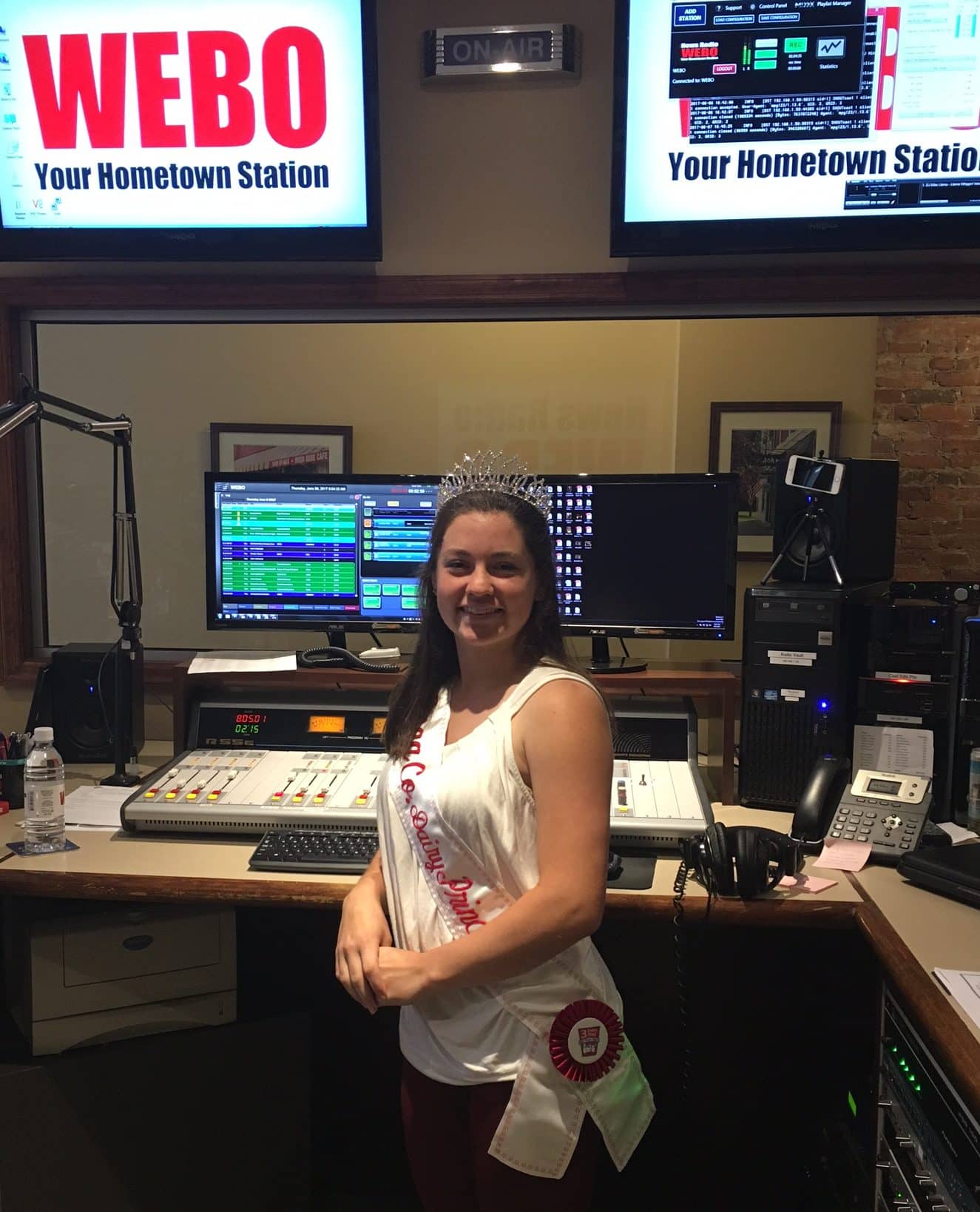 Tioga County Dairy Princess on WEBO