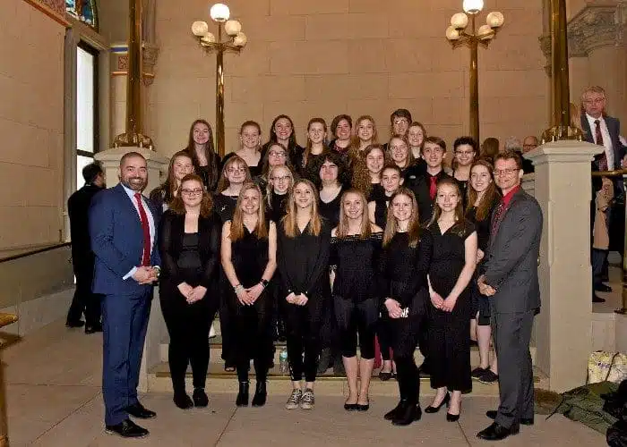 Newark Valley Women’s Choir Sings at State Capitol