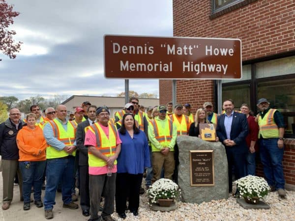 Dennis ‘Matt’ Howe Memorial Highway Dedicated