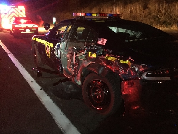 NY State Police: Move Over, It’s the Law; 26 Police Vehicles Hit in 2019