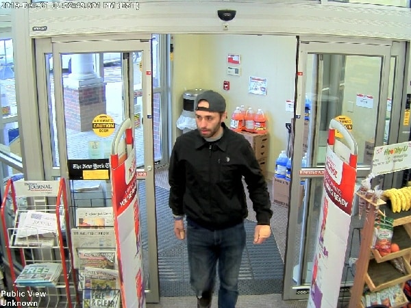 NYS Police at Ithaca Looking for Man Accused of Stealing Electronics