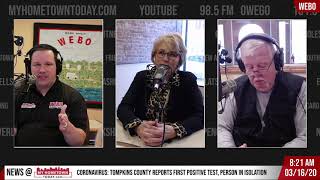 Tioga County NY Virus Update 3/16/2020