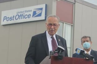New York Sen. Schumer Chides DeJoy, Says Drastic Postal Changes Must Be Reversed