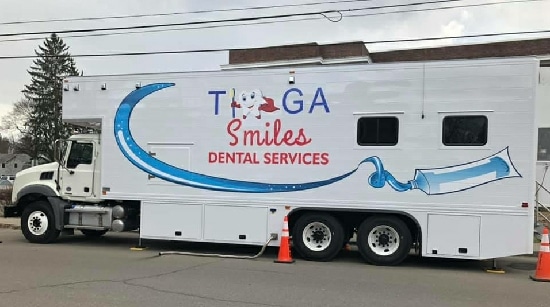 Tioga Smiles Mobile Dental Van Resumes Appointments with COVID-19 Safety