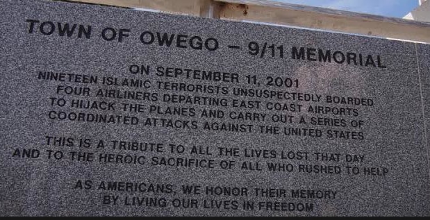 Owego/Tioga 9/11 Remembrance Set for 8:30 a.m. Friday at Hickories Park