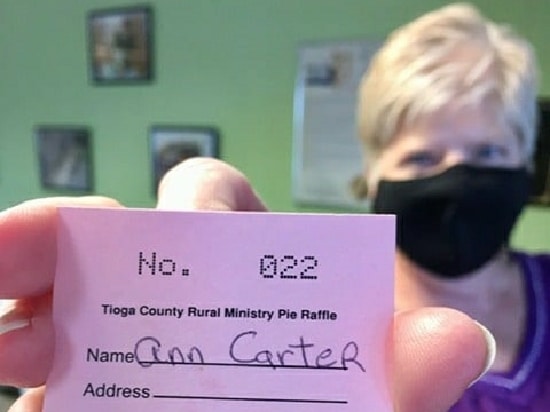Tioga County Rural Ministry Announces the Raffle Winner of Pies for A Year