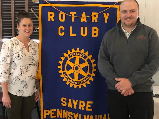 Sayre Rotary Adds Valley Native and Former Basketball Ref as New Member