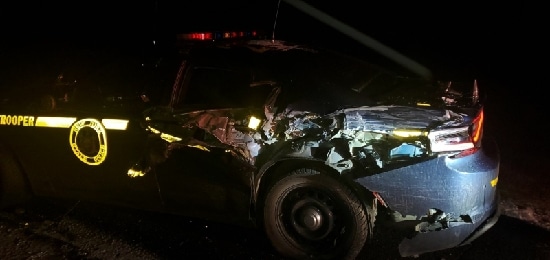 State Police: Help Locate Truck Driver who Hit Trooper’s Car and Fled in Broome County