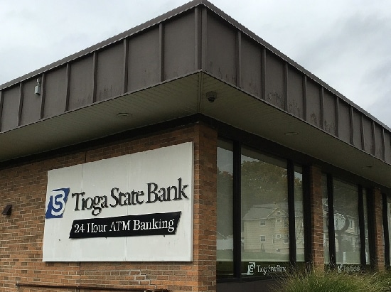 Tioga State Bank Temporarily Closes Lobbies; Drive-Thru Locations Remain Open