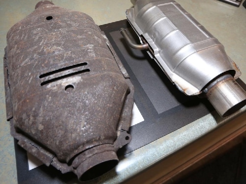 Here’s Something You Don’t See Everyday: Catalytic Converters Stolen from Vehicles