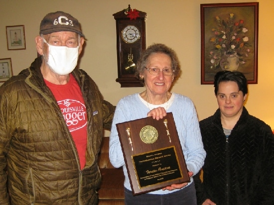 Teresa Aveson Receives Apalachin Lions Uplinger Award for Distinguished Service