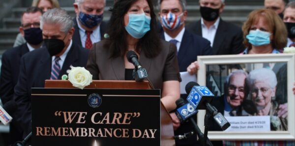 Hundreds rally at Capitol for answers to Gov. Cuomo’s nursing home order and 15K deaths