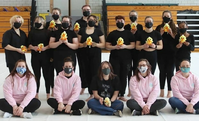 Vestal High School’s Winterguard rated ‘Superior’ in statewide virtual competition!
