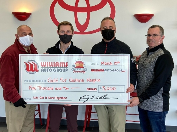 Williams Toyota of Sayre is title sponsor for Guthrie Hospice Golf Tournament