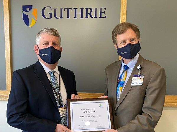 Guthrie Clinic honored by medical group for its commitment to quality healthcare