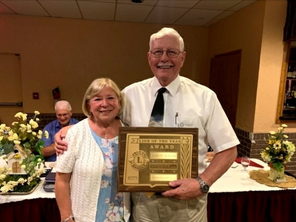 ‘We Serve:’ Apalachin Lions present 2021 ‘Lion of the Year’ award to Bob Jensen