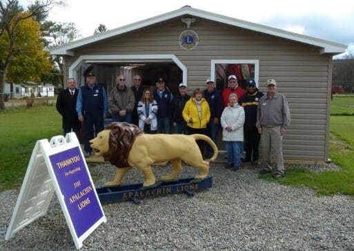 “Lion’s Den” Provides New Home for Apalachin Club’s Necessities