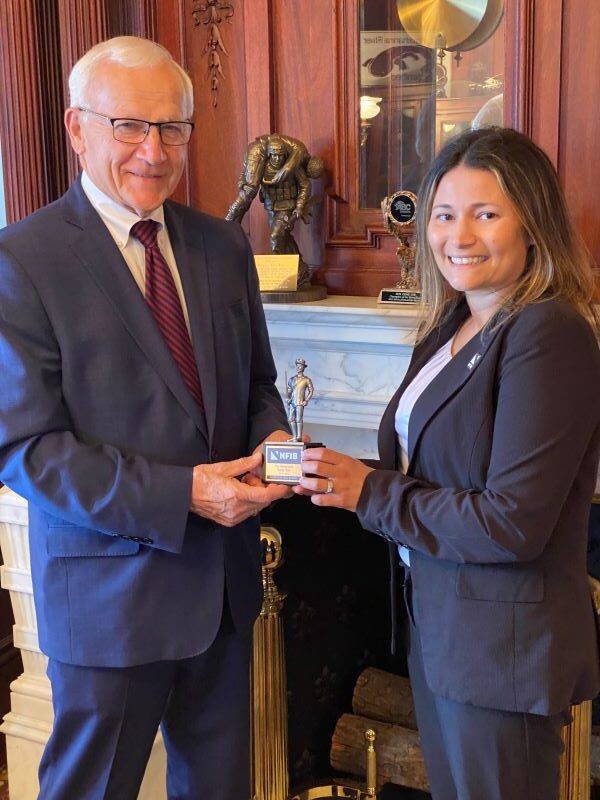 Bradford County’s Sen. Yaw Honored as Champion of Small Business