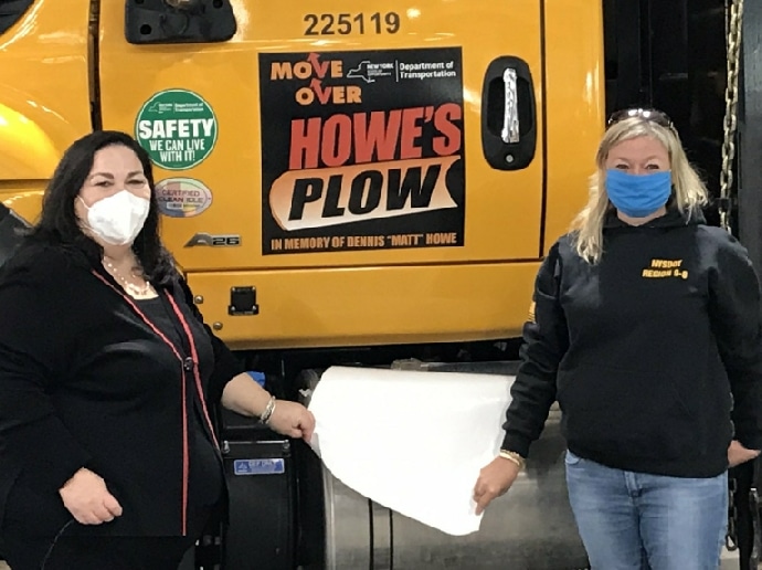 NYS DOT: (Matt) ‘Howe’s Plow’ honors Owego highway worker killed by distracted driver