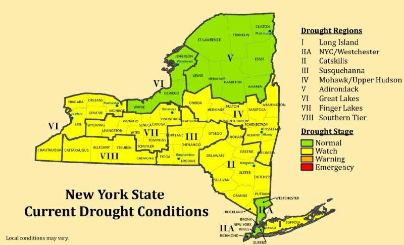 NY Gov. Hochul wants state environmental agency to update counties’ drought status