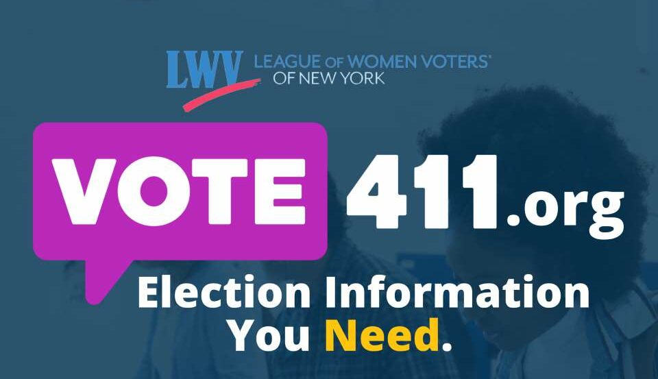 League of Women Voters of Broome and Tioga Counties Announces Vote 411 Voter Guide