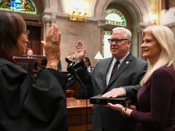 VIDEO: Tioga County’s new state Senator O’Mara takes oath of office