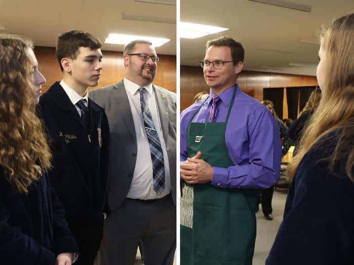 Owego FFA students and advisor talk about agricultural’s future with assemblyman