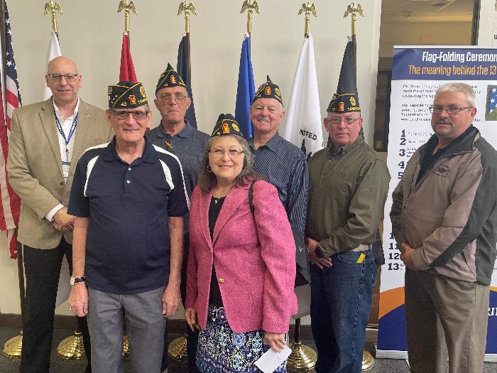 Towanda American Legion Post 42 visit Robert Packer to tour Veterans Center