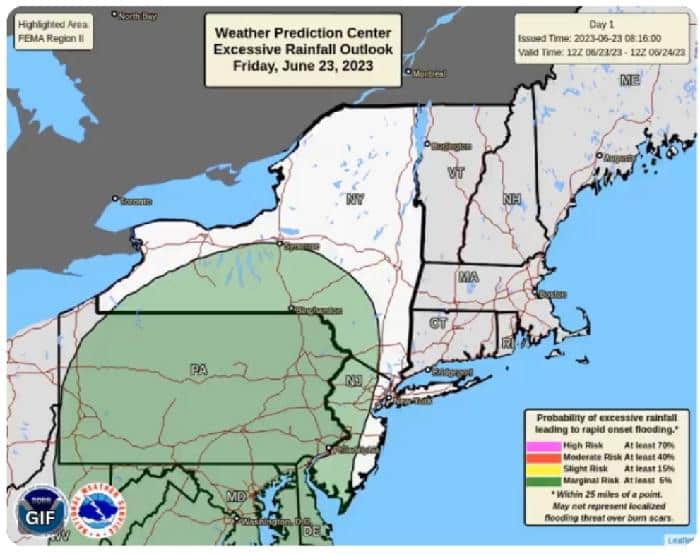 National Weather Service: Heavy rain, maybe flooding, possible in Twin Tiers