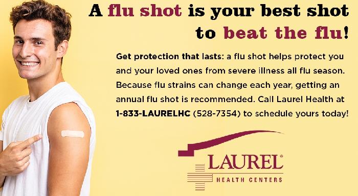 Laurel Health to offer several Drive-Through Flu Shot Clinics in October 
