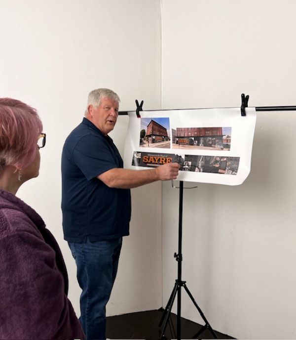 Sayre Borough Council approves large scale mural project celebrating the “Heart of Sayre”