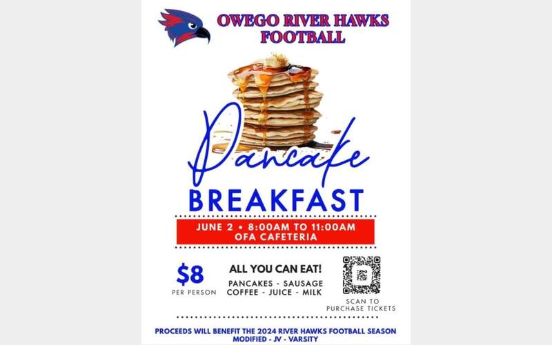 Owego football program holding pancake breakfast fundraiser on Sunday