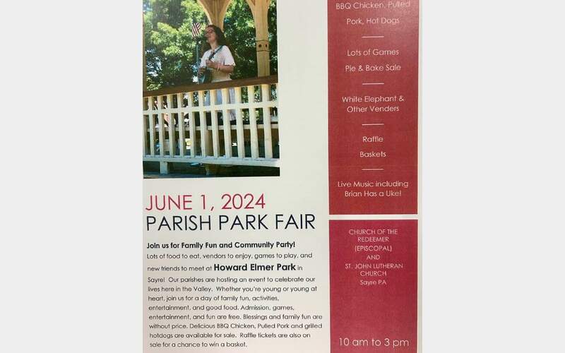 Parish Park Fair set for Saturday in Sayre