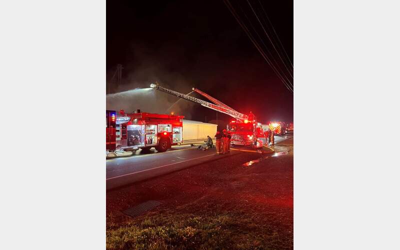 Late night fire damages Cummings Lumber in Troy