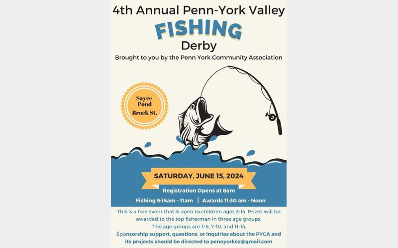 Penn York Community Association to hold Kids Fishing Derby on Saturday