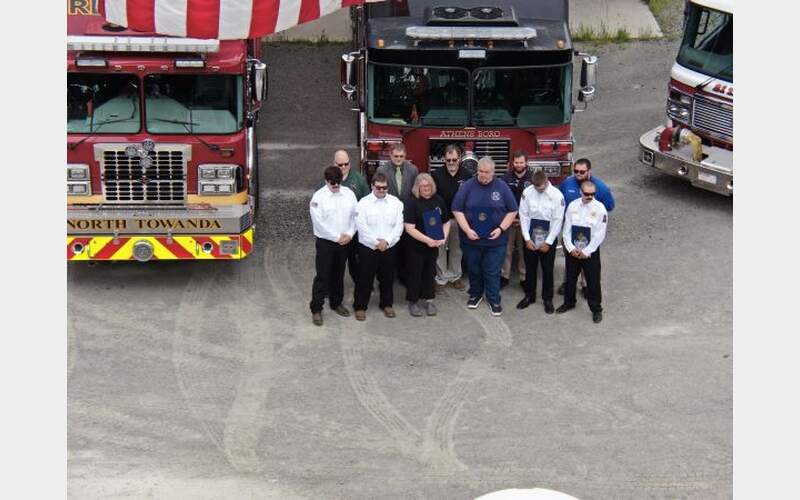 Local first responders honored for fire rescue