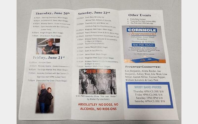 Towanda Riverfest kicks off on Thursday