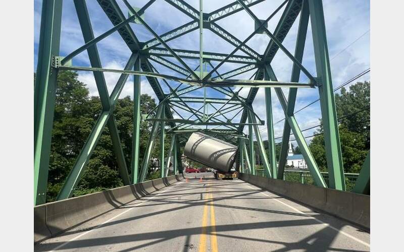 Truck accident damages bridge, forces part of Route 6 to be shut down