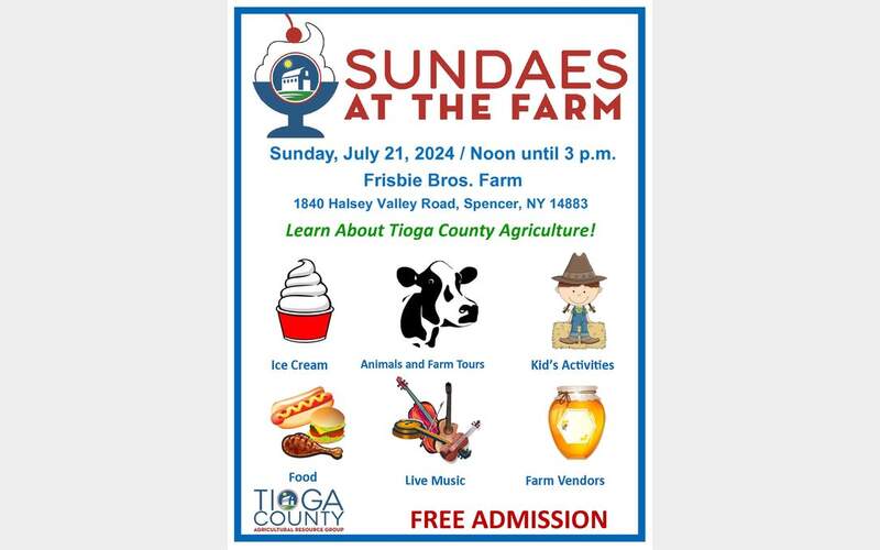 Sundaes at the Farm set for this weekend in Spencer