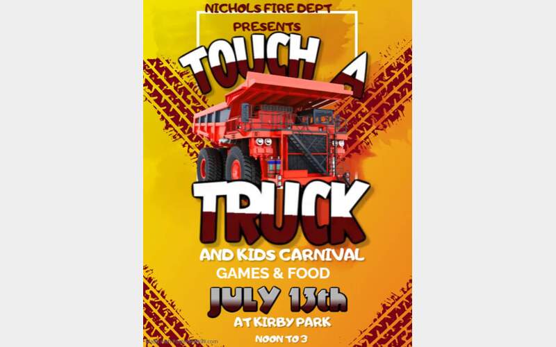 Nichols Fire Department hosting Carnival and Touch-a-Truck this weekend
