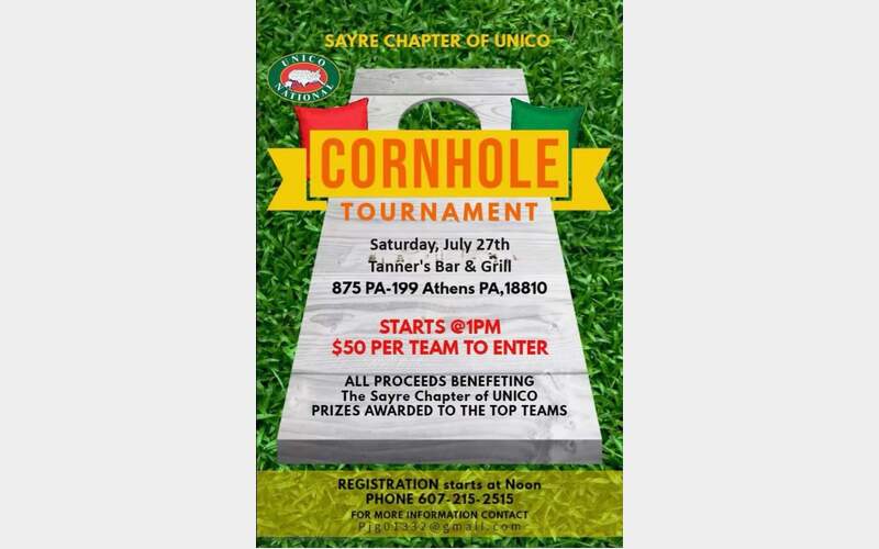 Cornhole tournament to raise money for Sayre UNICO