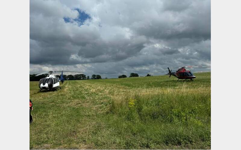 Two-car crash in Newfield sends three to hospital