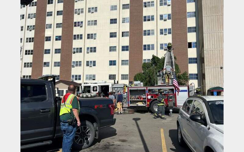 Firefighters knock down blaze at Page Manor