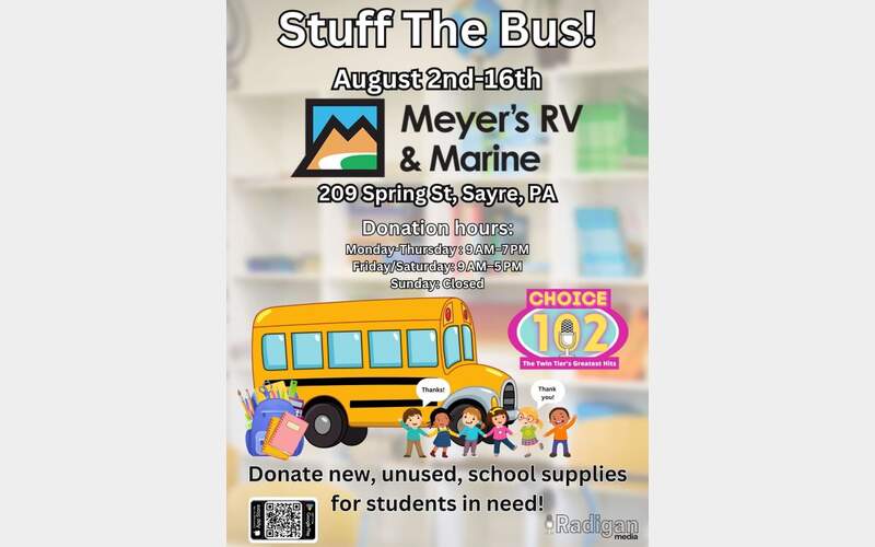 Still time to help Choice 102 Stuff the Bus for Valley students