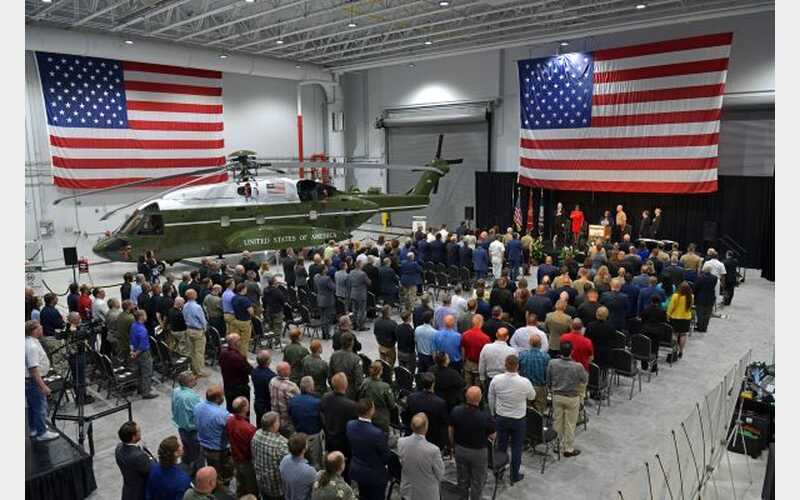 Lockheed Martin Sikorsky delivers presidential helicopter to U.S. Marine Corps