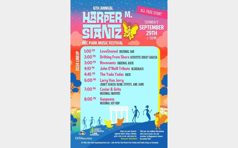 Sixth annual Harper Stantz Music Festival set for Sunday