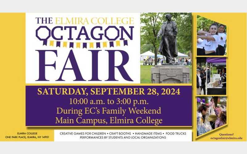 Elmira College to host Octagon Fair this weekend