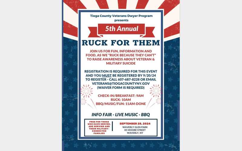 Ruck for Them 5K returns to Waverly Glen this weekend