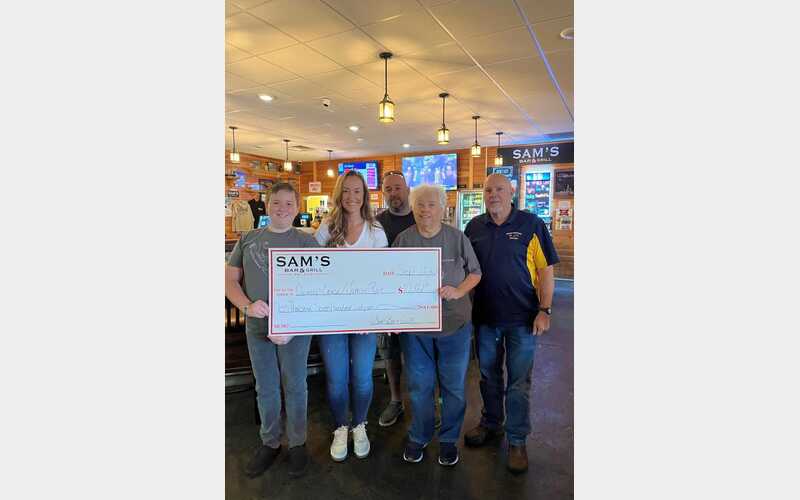 Sam’s Bar and Grill closes out another successful Summer of Giving